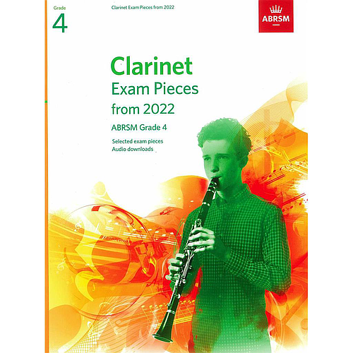 Clarinet Exam Pieces from 2022 Grade 4