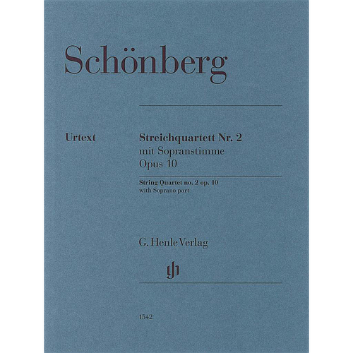 Streichquartett 2 mit Sopranstimme op.10
