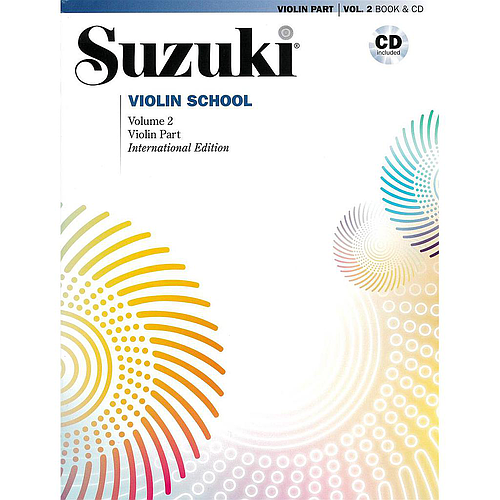 Suzuki Violin School vol.2 (Violin Part) + CD International Edition