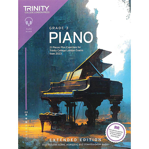 Piano Exam Pieces Plus Exercises from 2023 Grade 3 (Extended Edition)